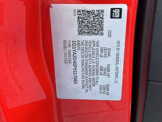 Chevrolet Corvette Stingray 1LT 2023