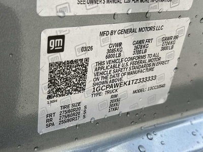 2026 Chevrolet Silverado 1500 RST