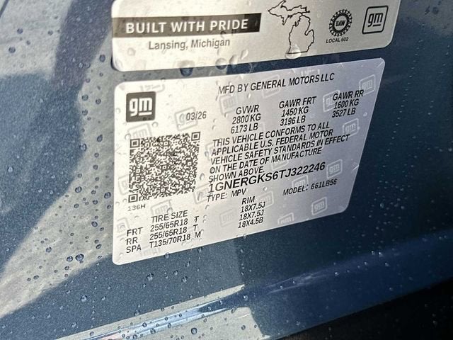 2026 Chevrolet Traverse LT