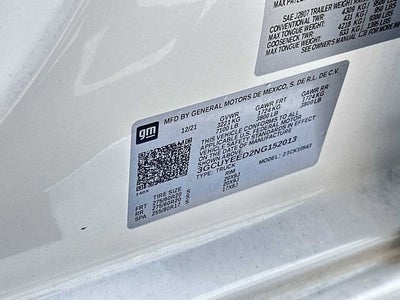 Chevrolet Silverado 1500 LTD RST 2022