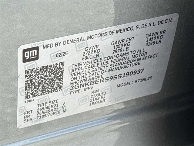 2025 Chevrolet Blazer RS