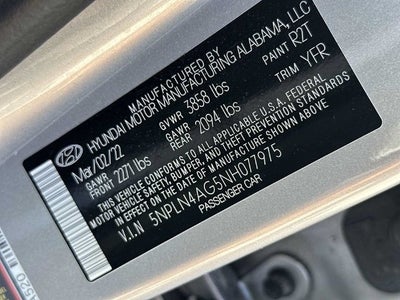 Hyundai Elantra SEL 2022
