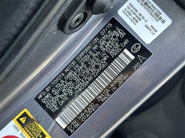 Lexus CT 200h híbrido 2015