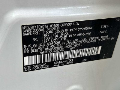 Toyota RAV4 Platinum 2018