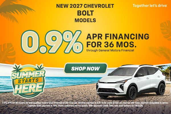 NUEVOS MODELOS CHEVROLET BOLT 2027