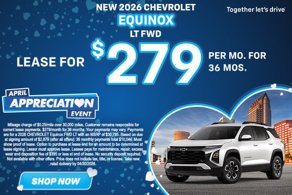 Contrato de alquiler del Equinox 2026