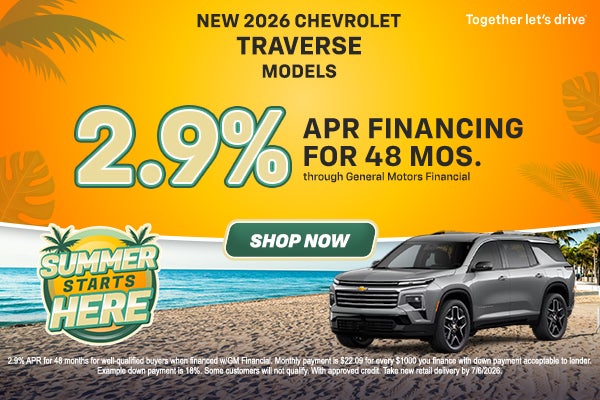 NUEVOS MODELOS DEL CHEVROLET TRAVERSE 2026